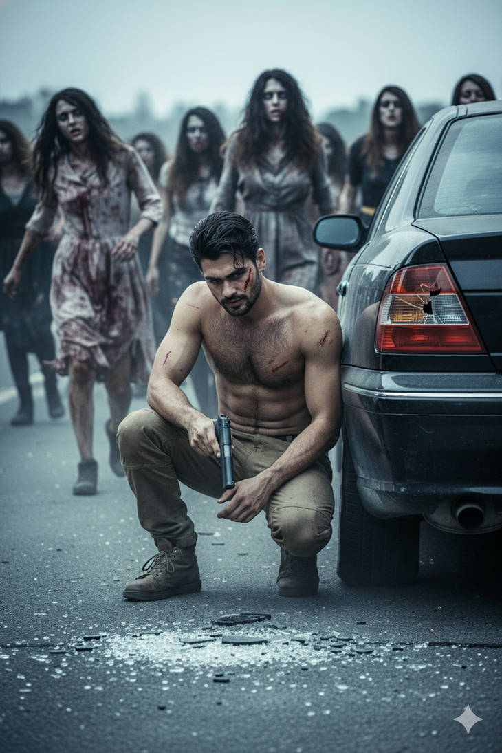 Jonah is defeating the female zombie rebels. by alphakingmanpower on ...