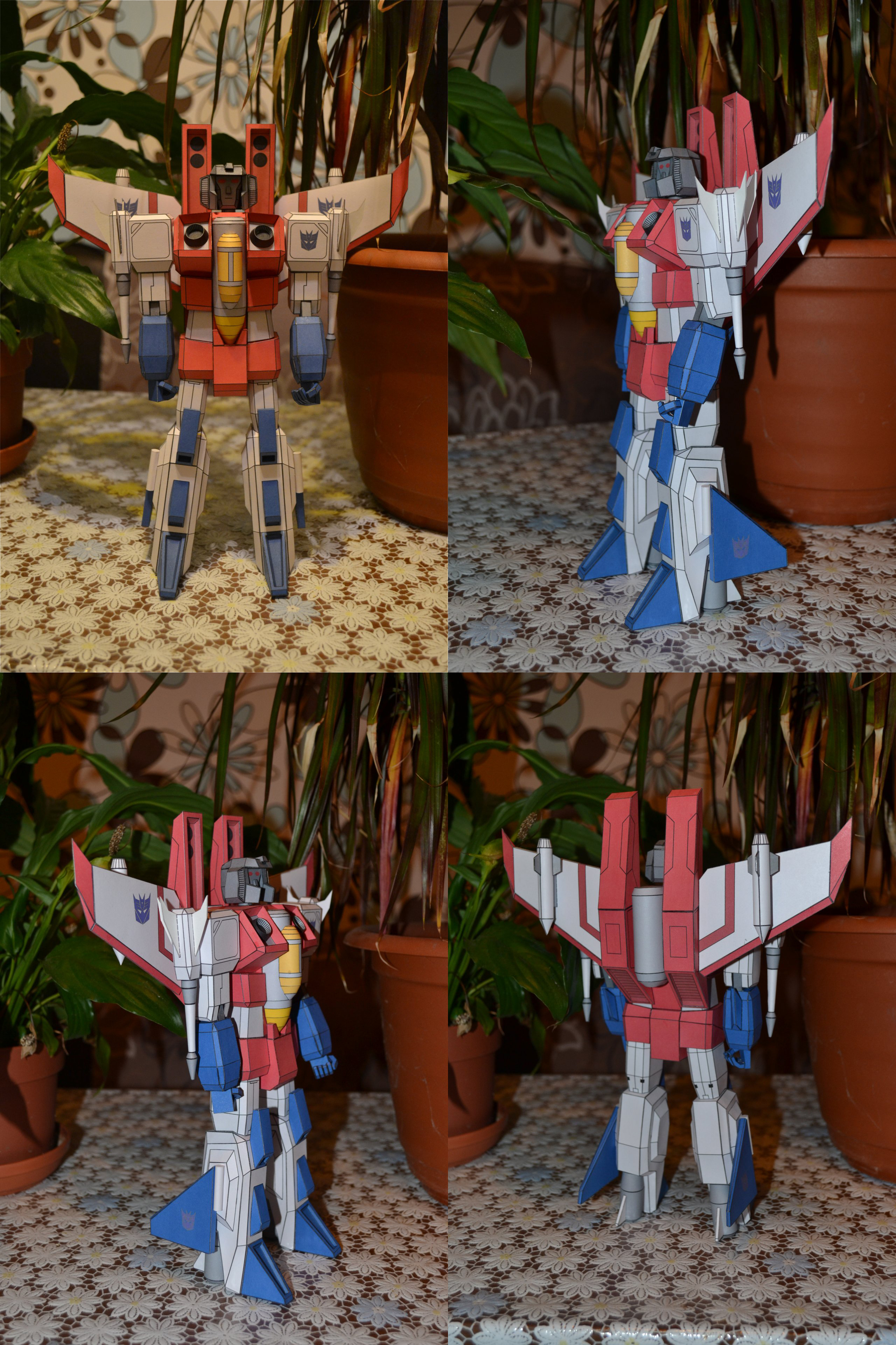 Starscream G1 paper model