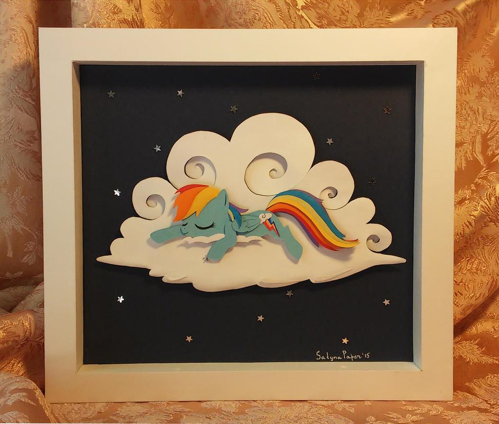 Sleep. (Shadowbox with pony)