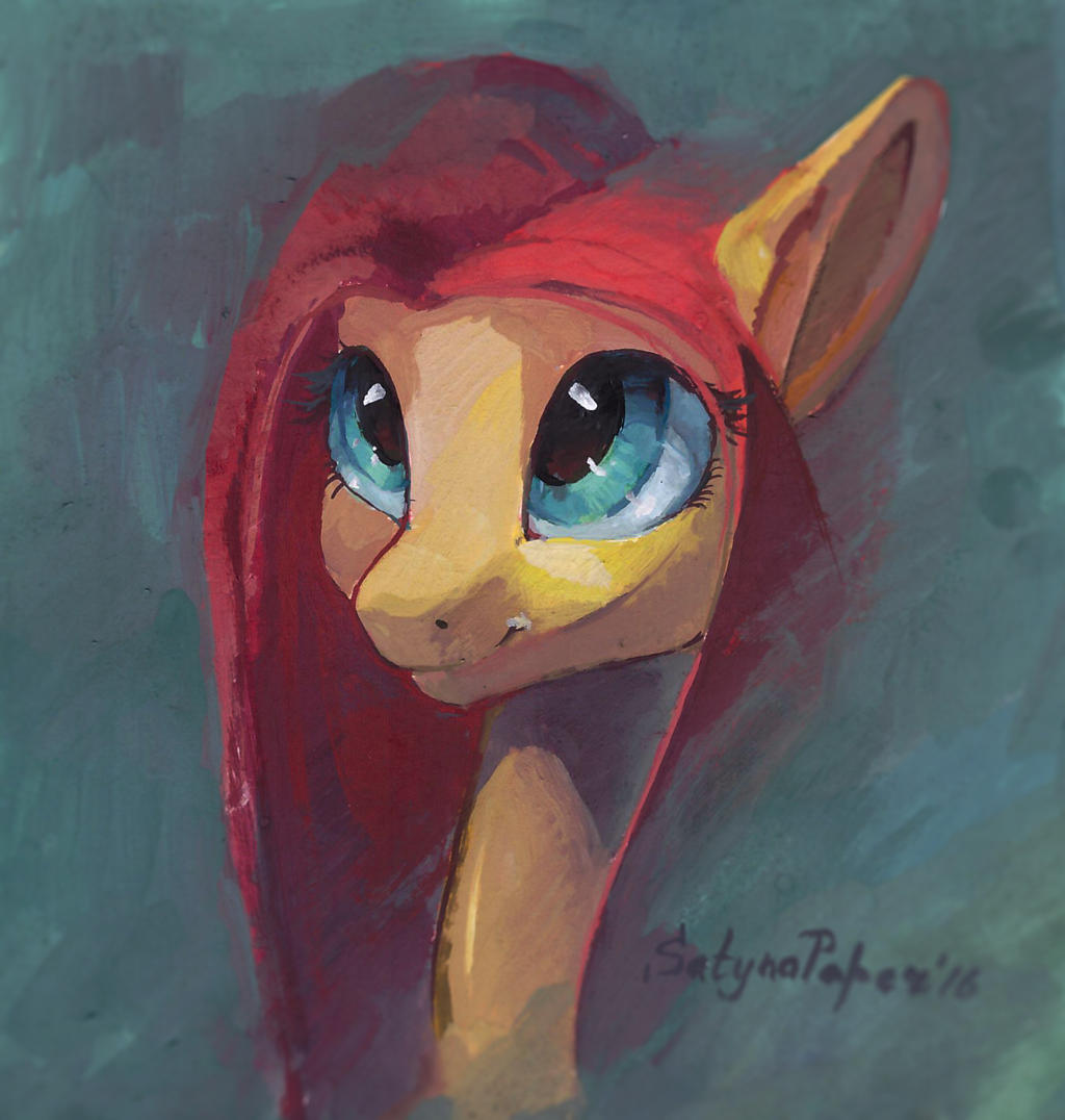 Fluttershy. Etude