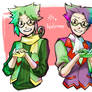 Pokemon gijinka - Kecleon Brothers