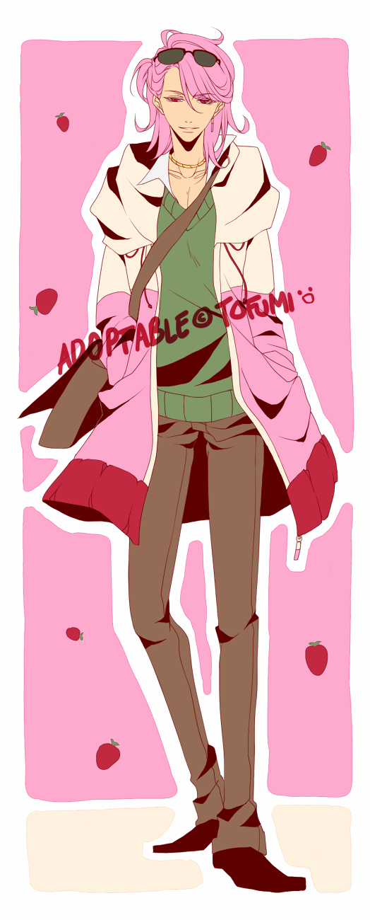 Adoptable: Strawberry Pocky Student [CLOSED]