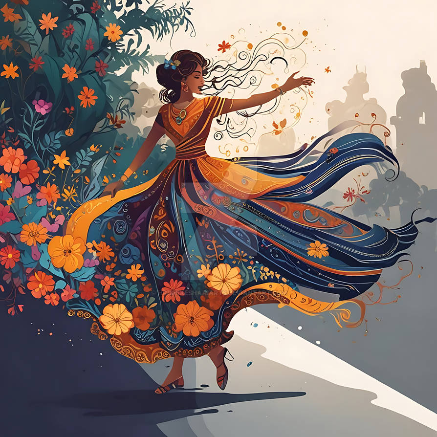 Dancing Custom Flower Dancing in Flowers by HrishikeshaAIArts on DeviantArt