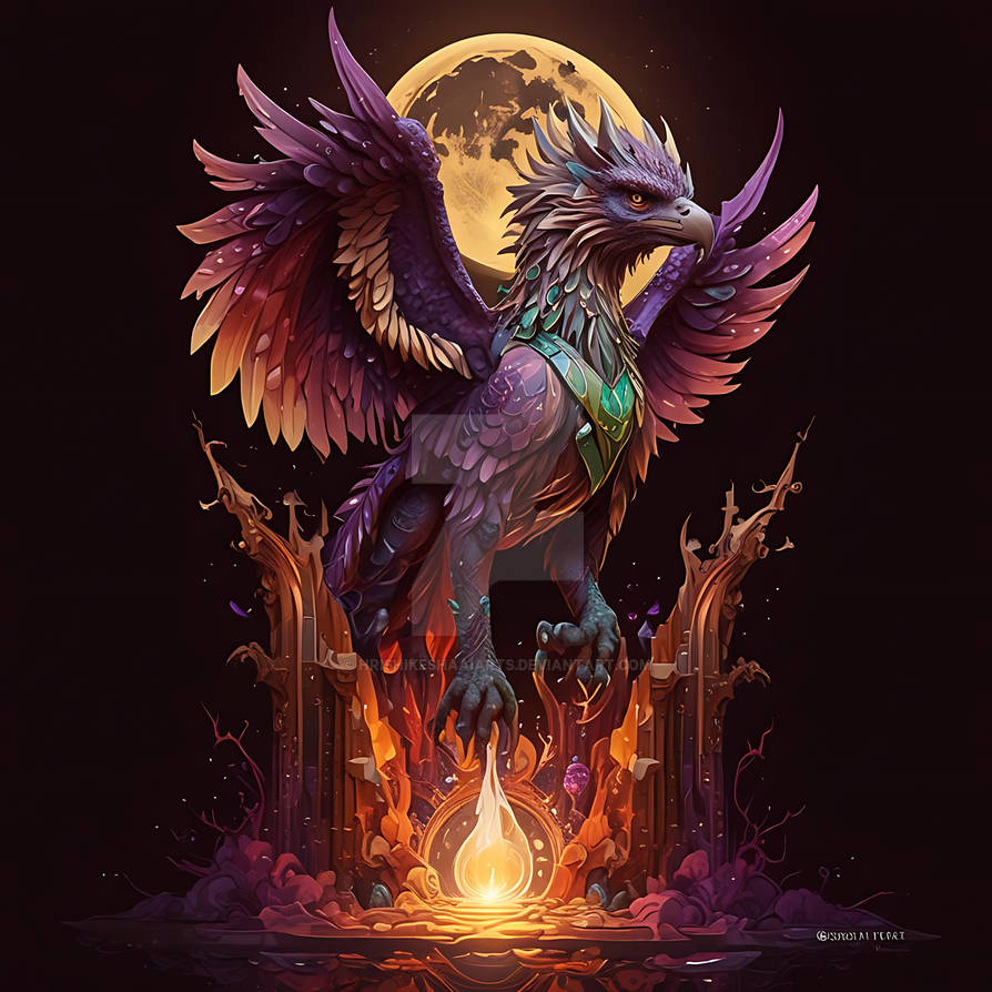 Mythic Structures Deviantart Majestic Mythic Creature by HrishikeshaAIArts on DeviantArt