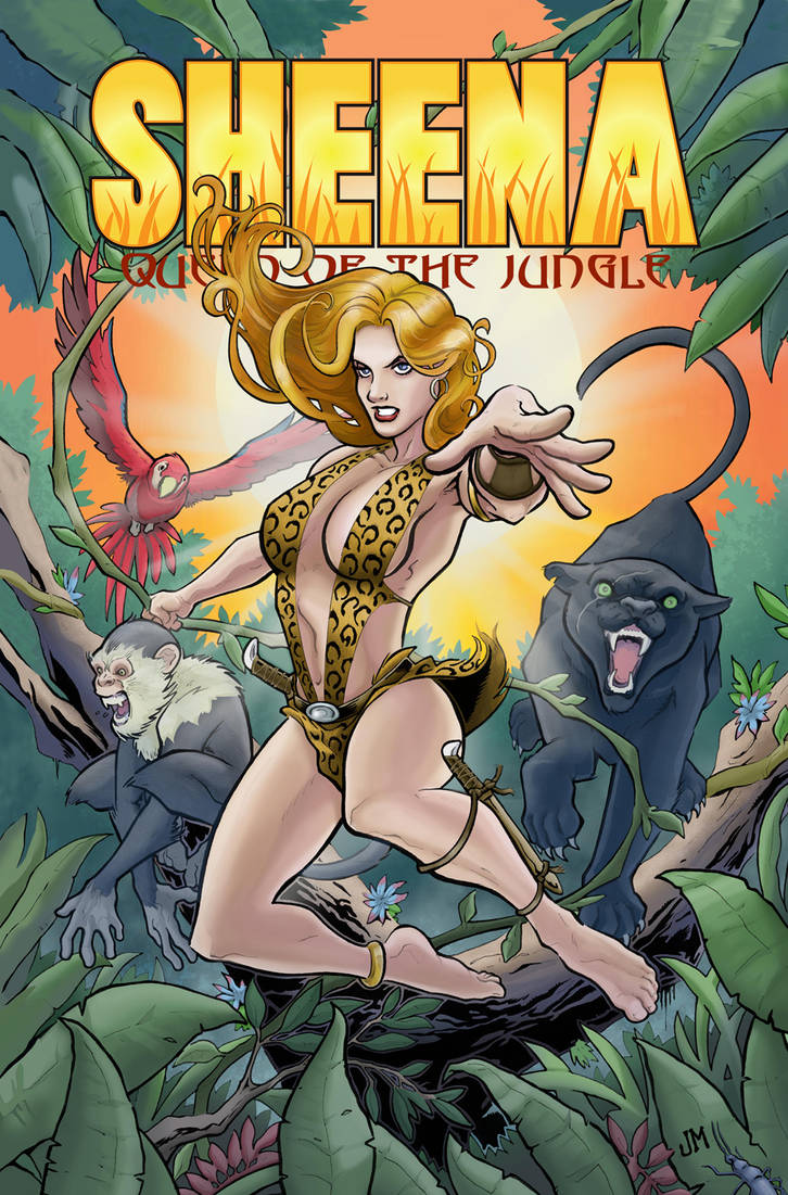 Jungle queen. Комикс Sheena Queen of the Jungle. Sheena DC. Шина Королева джунглей комикс. Девушка в джунглях комиксы.