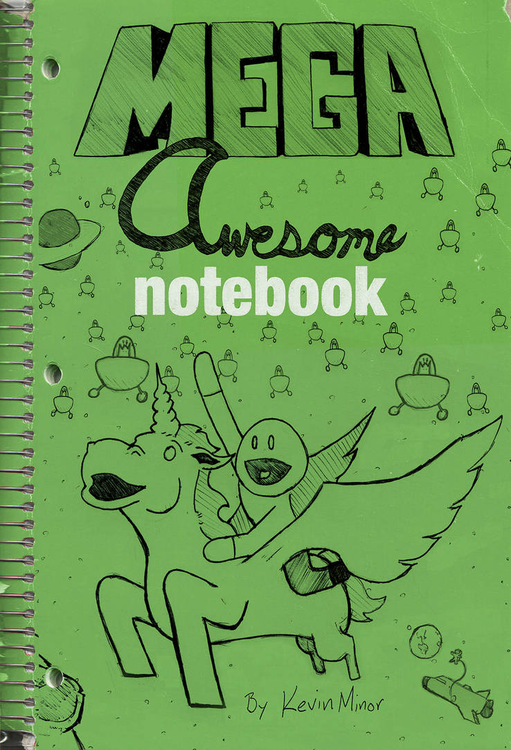 Mega Awesome Notebook Cover