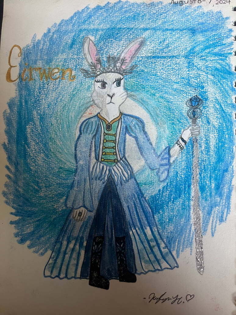 Eirwen the Winter Queen Rabbit by jazlynh on DeviantArt
