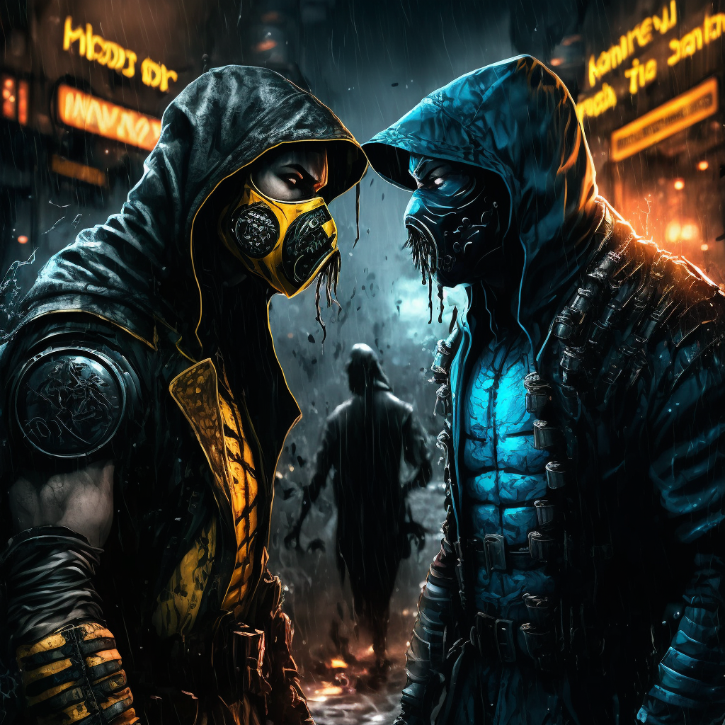 Scorpion Mortal Kombat Face