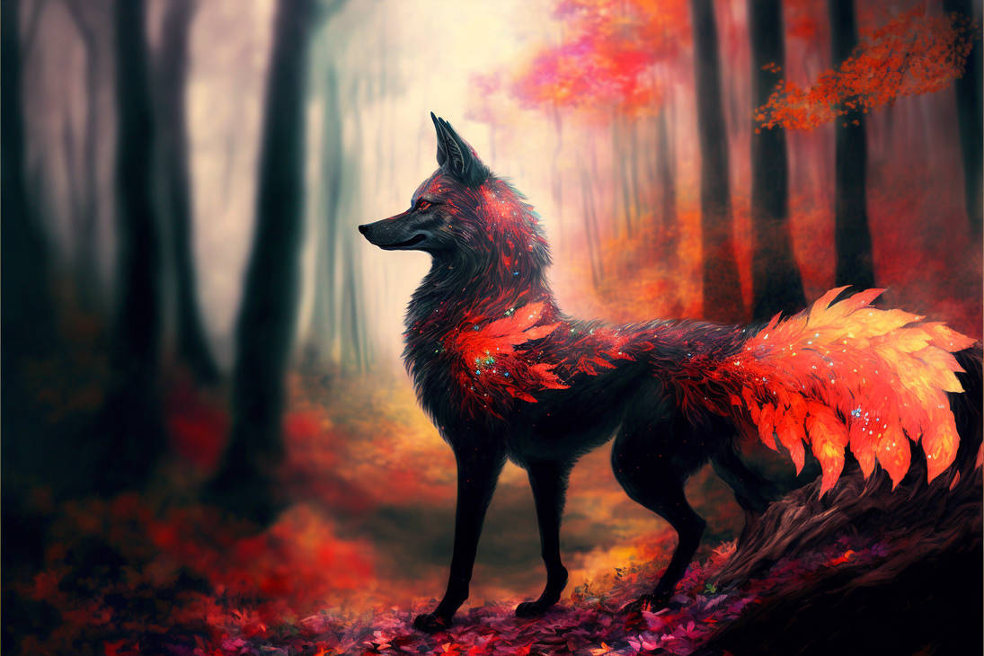 Magic Realistic Fox Magical Fox by serbiandude on DeviantArt