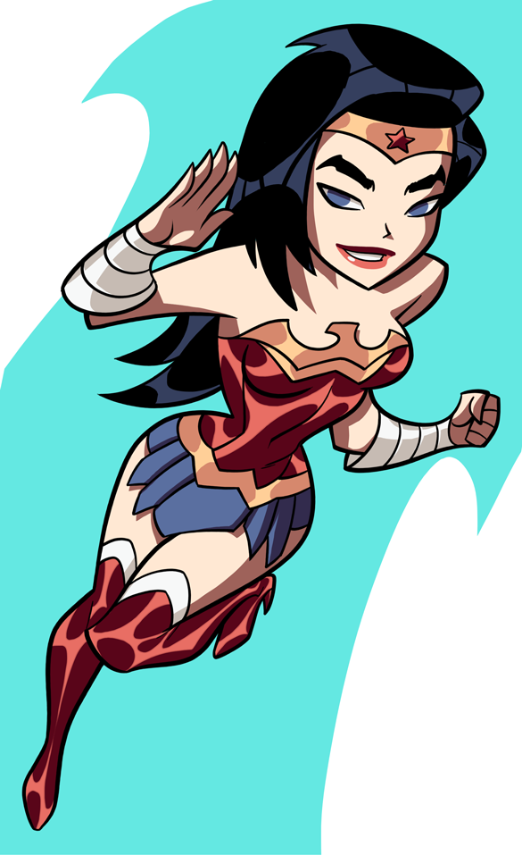 Wonder Woman - Justice League Animated by creativecustomart on DeviantArt