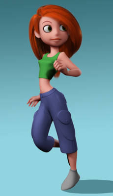 Rigged Model: Kim Possible