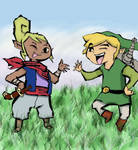 Link and Tetra by VeronicaElise