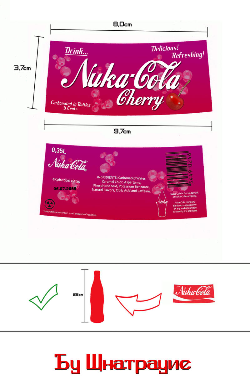 Nuka-Cola Cherry label
