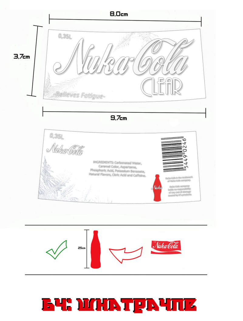 Nuka-Cola Clear label
