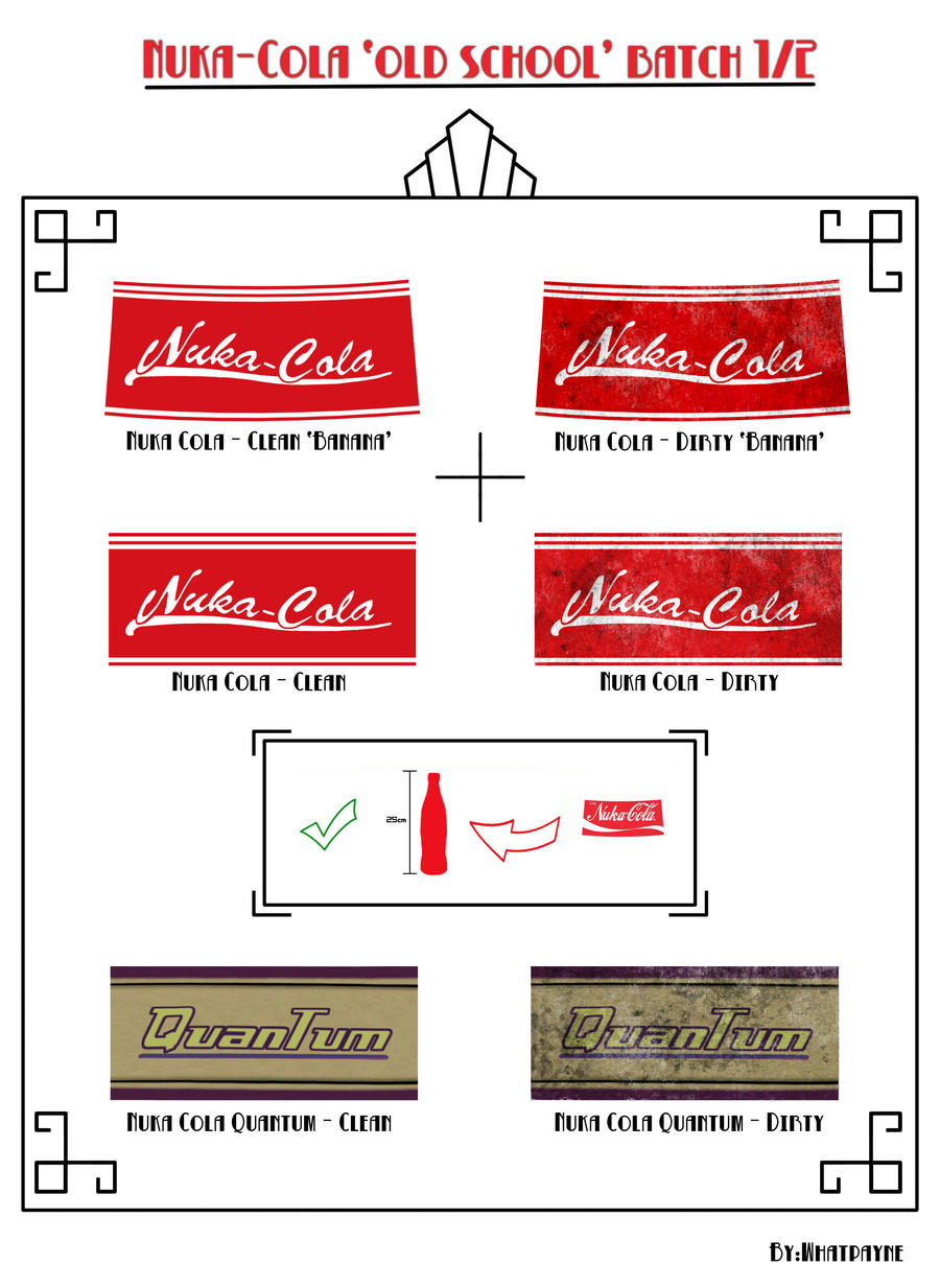 Nuka-Cola old school batch pt1