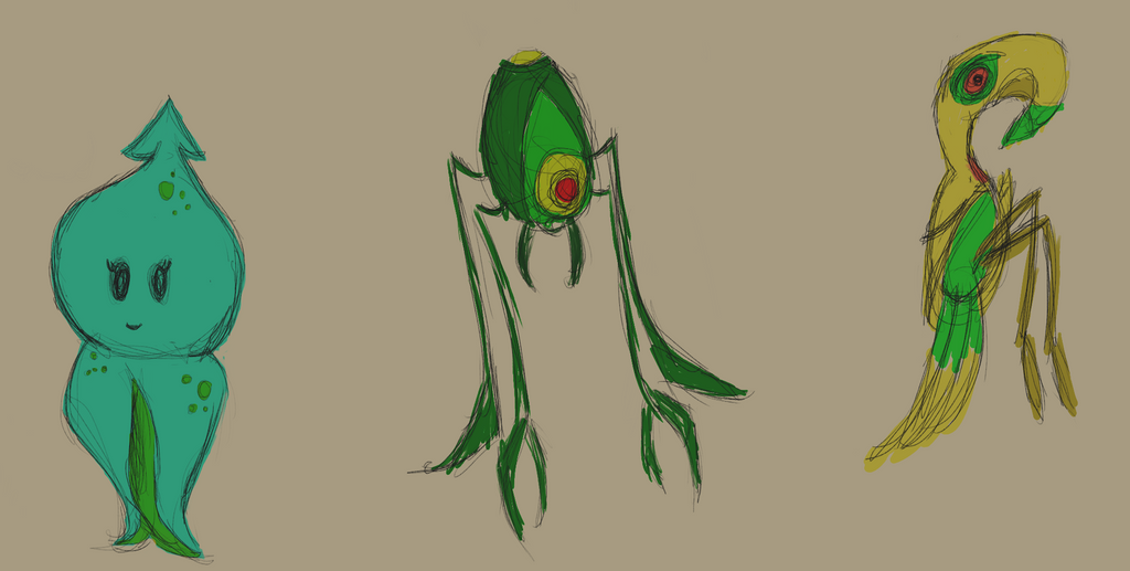 Quick Creature Sketches 3 by Squidbat on DeviantArt