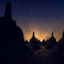 stars over the stupas