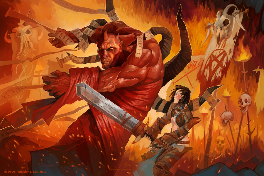 Contract Devil Fight by GuzBoroda