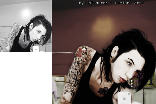 Andy Biersack Colorize + Action