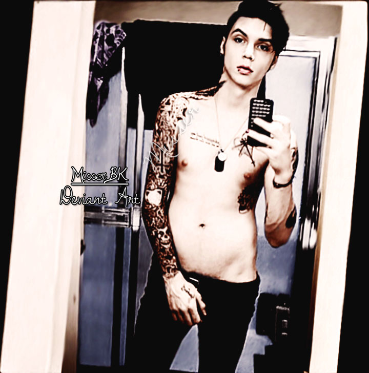 Andy Biersack Colorize~ Mirror mirror.