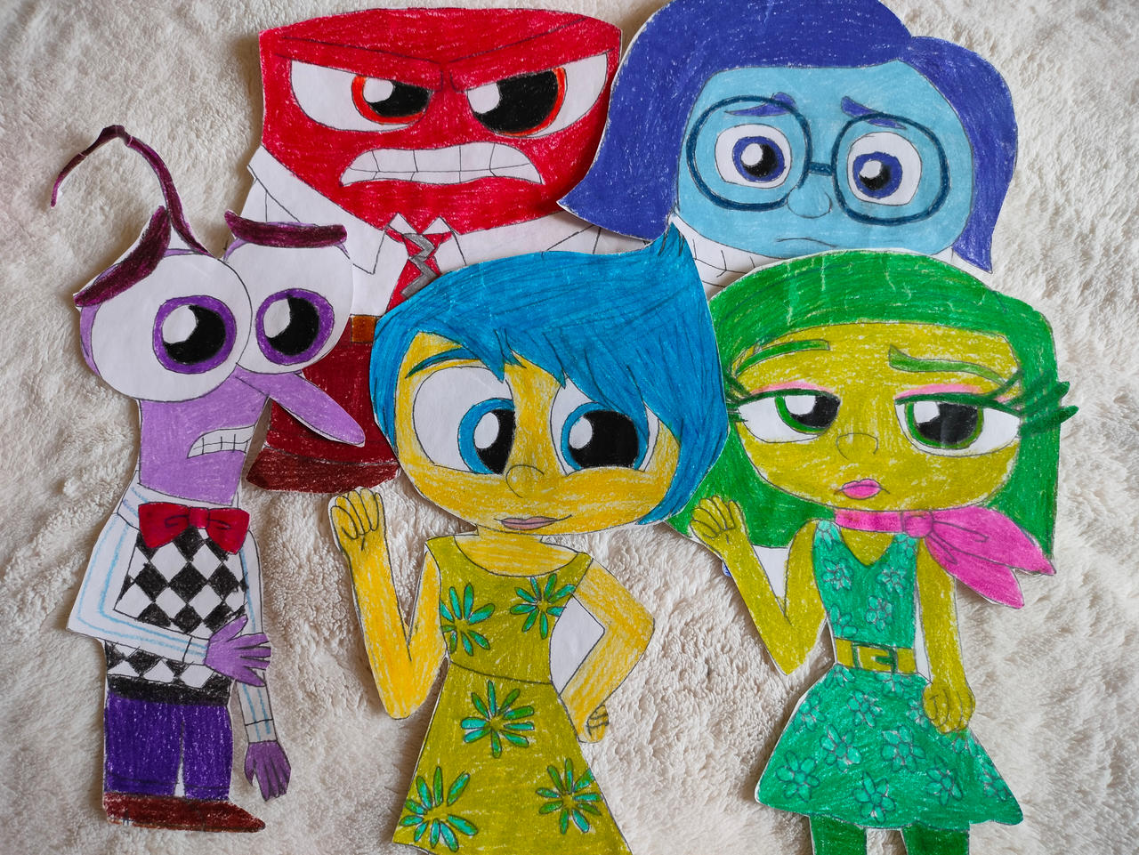 Inside out characters by jamesthecartoonist on DeviantArt