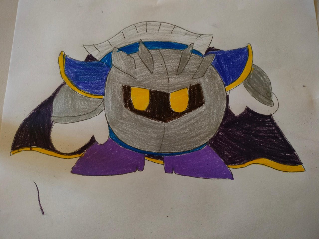 Meta knight by jamesthecartoonist on DeviantArt
