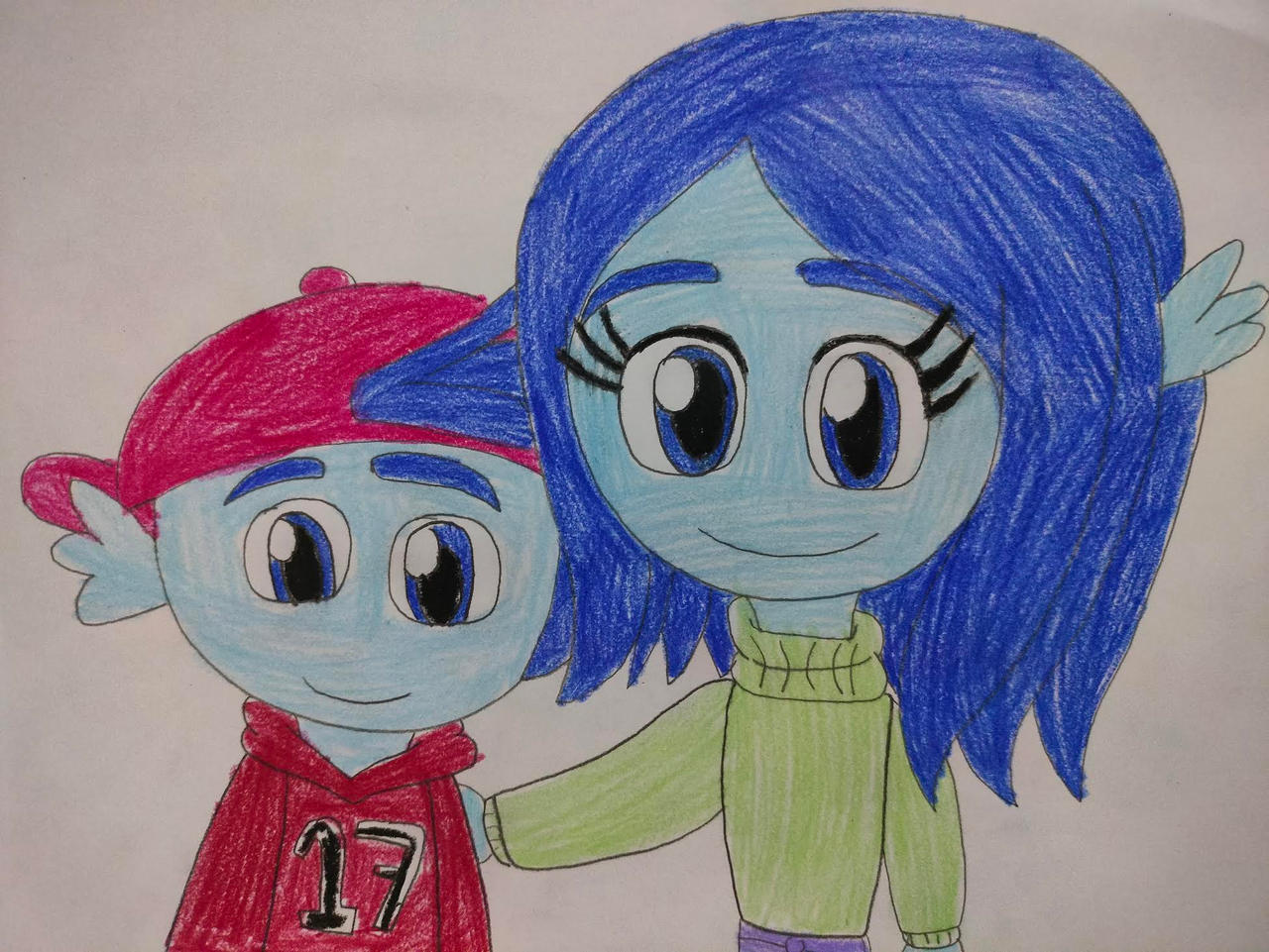 Ruby Gillman And Sam Little Brother by jamesthecartoonist on DeviantArt