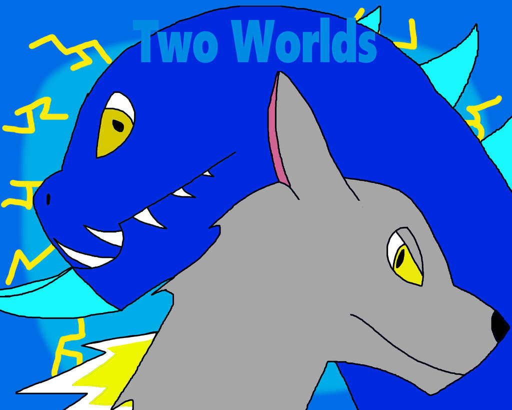 Two Worlds Cover art by kaijuking2000 on DeviantArt