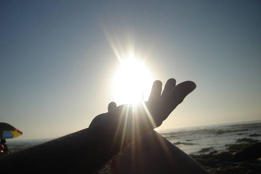 Sun on my fingertips