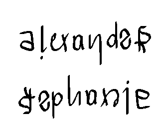 Stephanie-Alexander Ambigram