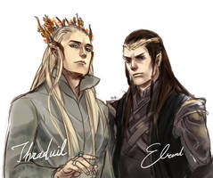 Thranduil and Elrond