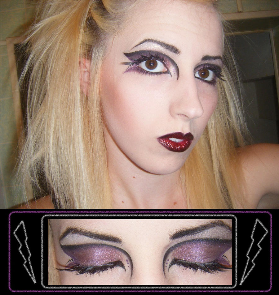 'goth' makeup contest entry