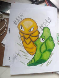 Kakuna and Metapod