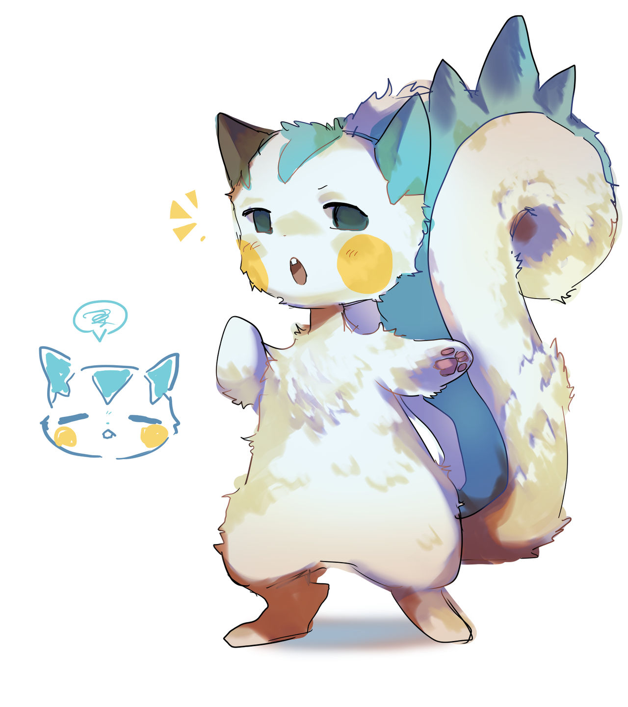 Patchiritsu pachirisu by Wollavast on DeviantArt