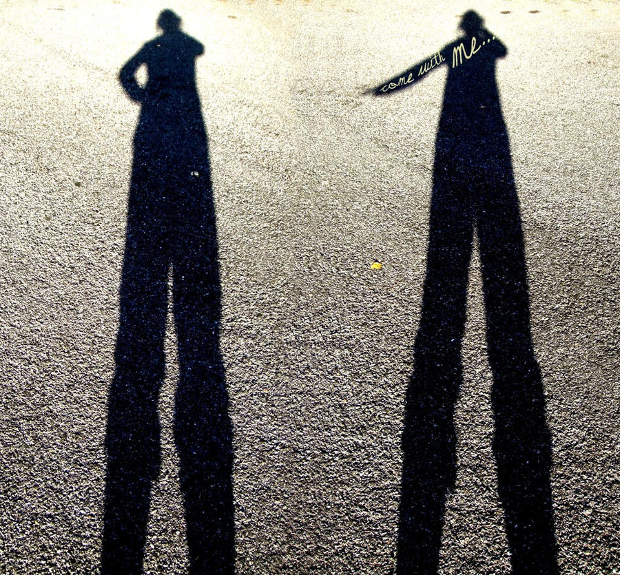 my shadow ran away by handmadebyhannah on DeviantArt