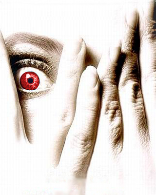 Scared Red Eye