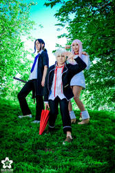 Shiro - Neko - Kuroh - K project cosplay