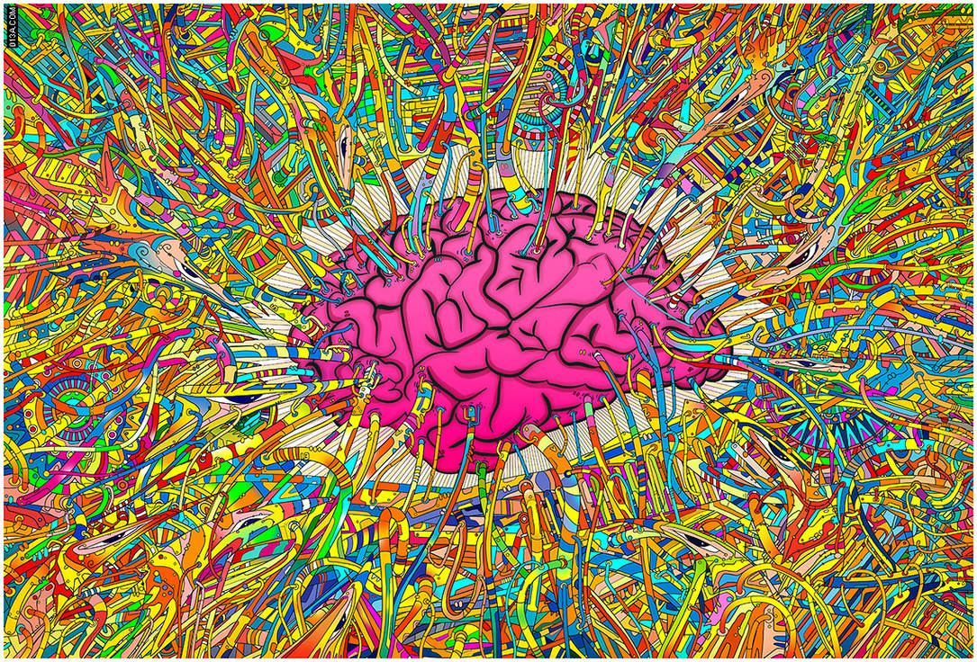 Color brain. Мозг абстракция. Творческий мозг. Мозг психоделика. Креативный мозг.