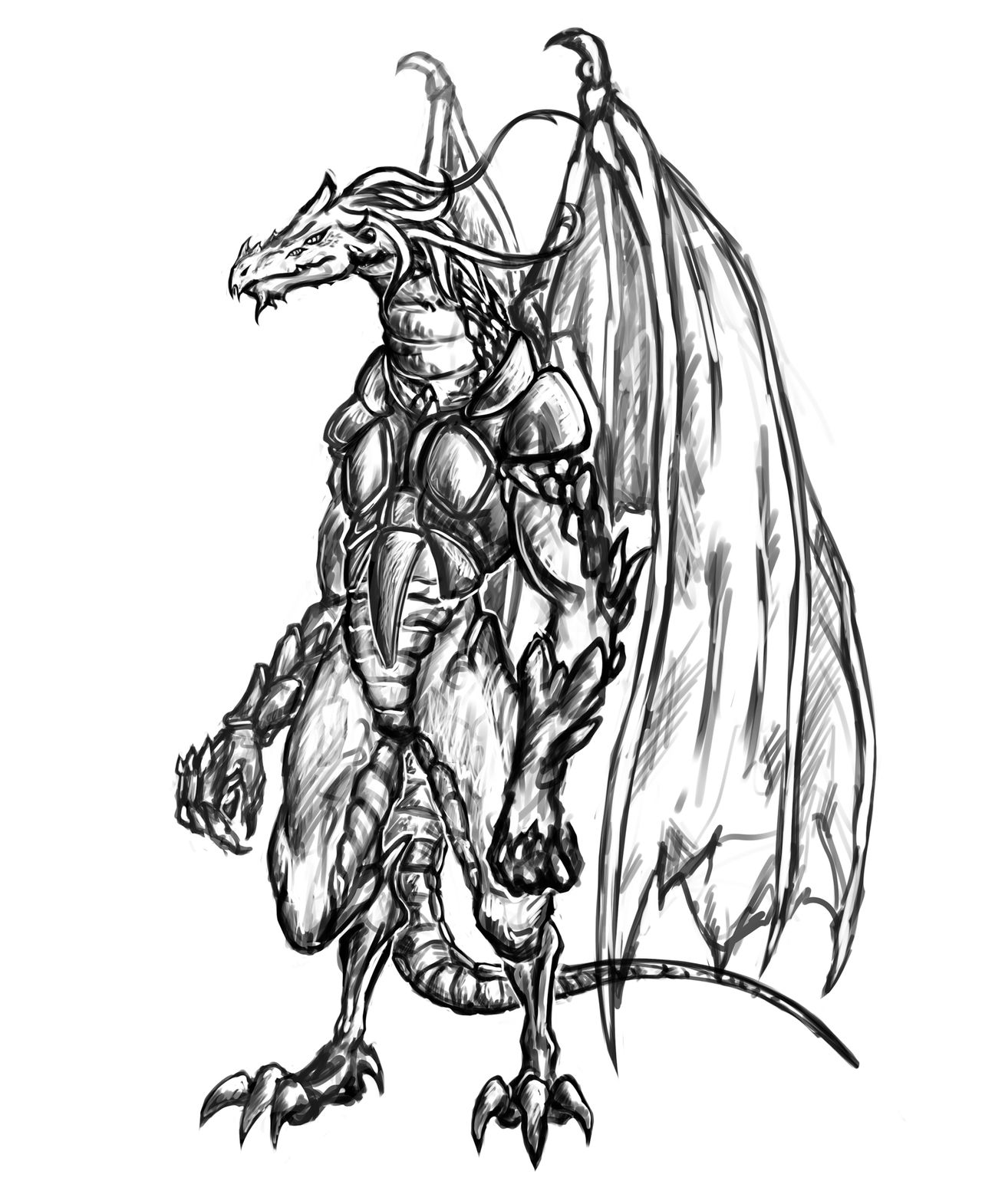 humanoid dragon by SigmaShiba on DeviantArt