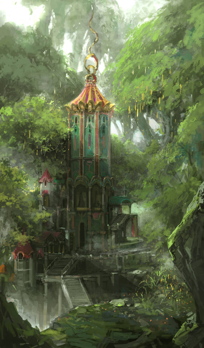 elf forest by artcobain on DeviantArt