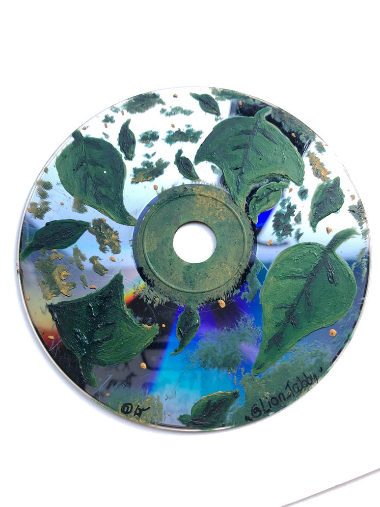 Leaf CD Painting by LionTabby on DeviantArt