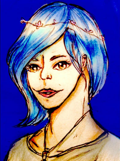 Destiny blue fanart by sachiko86