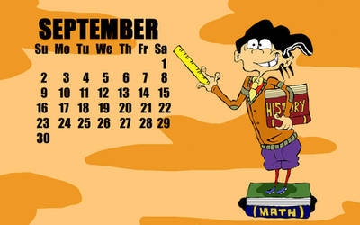 Ed, Edd n Eddy Calendar - September :need to redo: