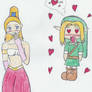 Gerudo Peach with Link