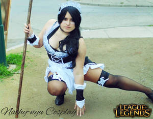 French Maid Nidalee Cosplay - League of Legends