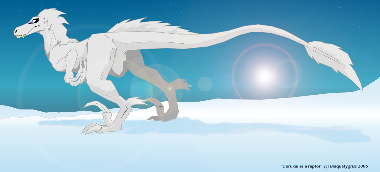 Durukai as a raptor