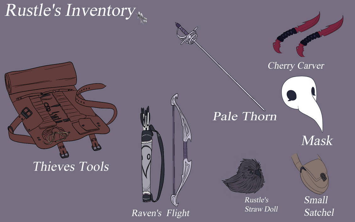 Rust Boy Inventory Rustles Inventory by RestlessPharaoh52 on DeviantArt