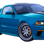 Mustang GT Vortech render PNG