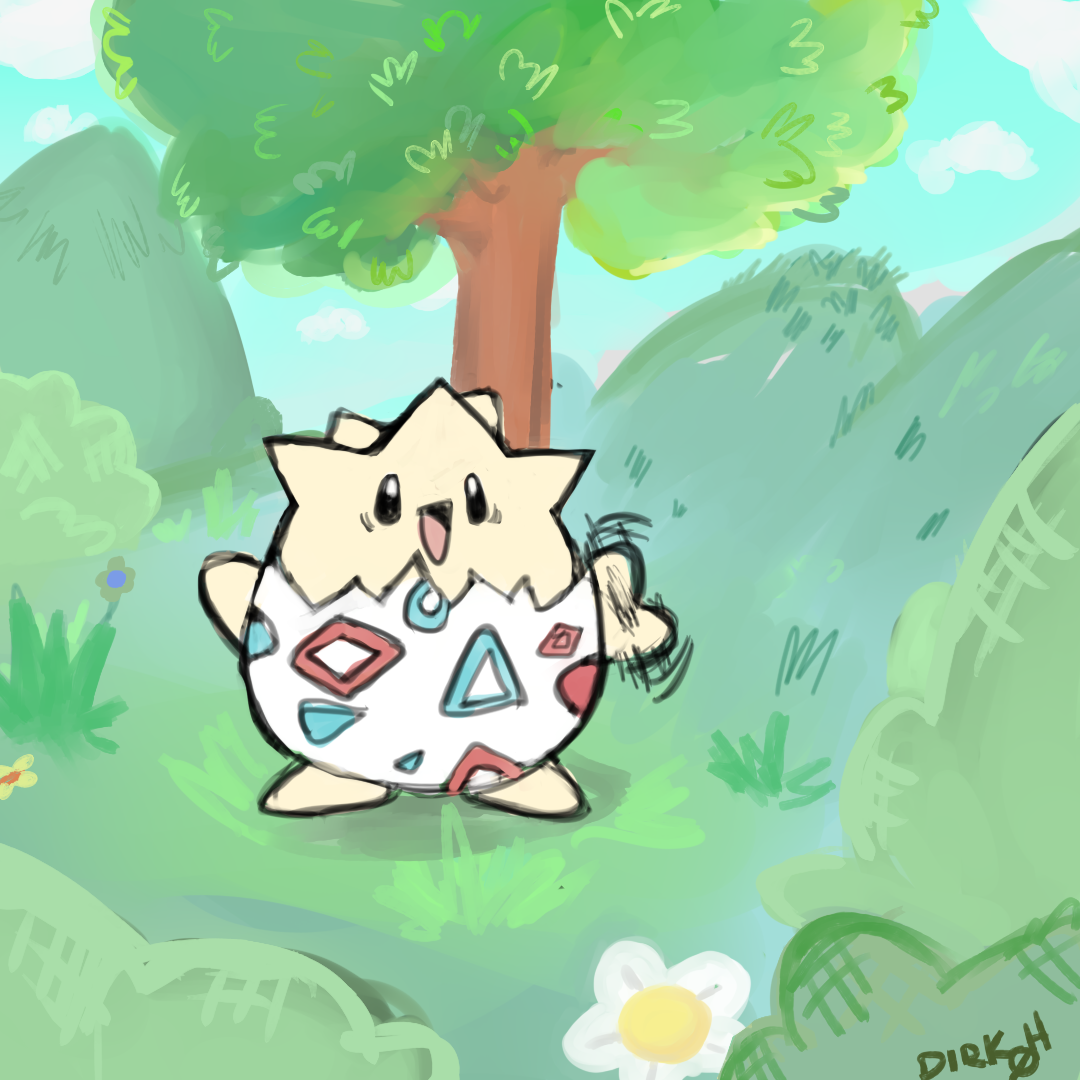 Togepi Pokemon Fanart by D1RK0H on DeviantArt