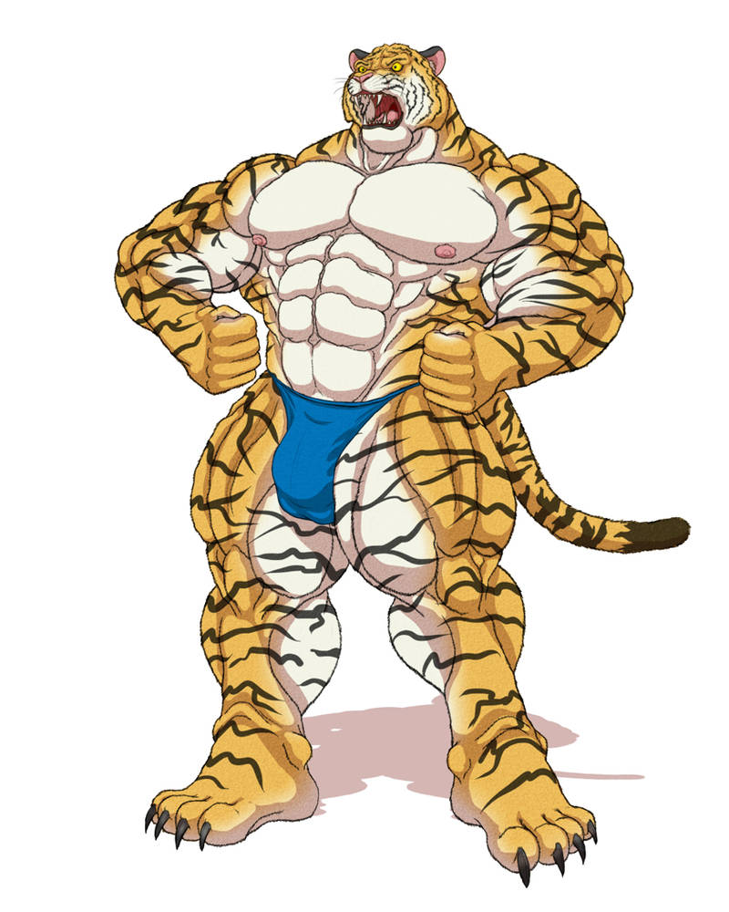 Фокс Макклауд фурри muscle growth